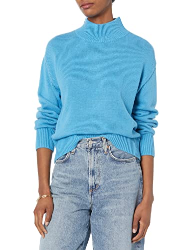 Amazon Aware Damen Kuscheliger Pullover in lockerer Passform (in Übergröße erhältlich), Türkisblau, 3XL Große Größen
