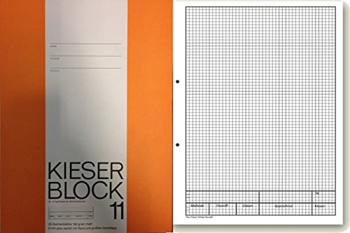 Brunnen Kieserblock | verschiedene Lineaturen und Verpackungseinheiten zur Auswahl (3, Lineatur 11 (kariert))