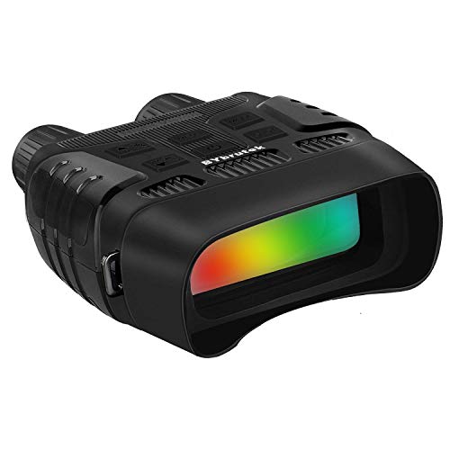 BYbrutek Digitales Nachtsichtgerät, bis zu 300m Sichtweite bei Völliger Dunkelheit, Infrarot Nachtsicht Fernglas mit Aufnahmefunktion, 1MP/960P, 2,31-Zoll-LCD, 10-fache Vergrößerung, 4-facher Zoom