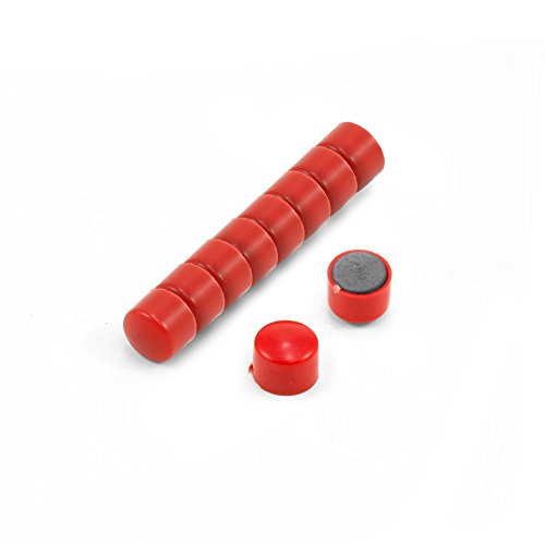 Kleinbudget - Büro - Magnete Für Kühlschrank, Whiteboard, Hinweise Rot - 500 Packung