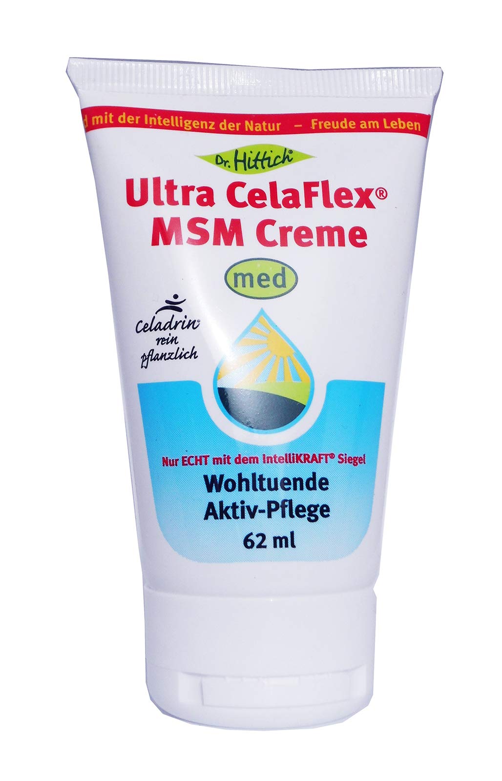 Ultra CelaFlex® MSM Creme - 62 ml Celadrin-Creme - Fördert die Durchblutung gegen Gelenkbeschwerden und Muskelbeschwerden - Von Dr. Hittich