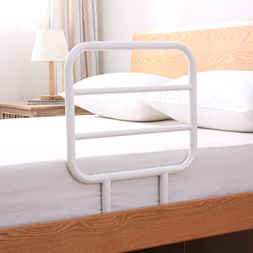 Bett Haltegriff Bettgitter für ältere Erwachsene, Bedside Safety Guard Handlauf Schlafzimmer Sturzverhinderung Bedrail Stock für Senioren, Patienten, Schwangere (Color : White)