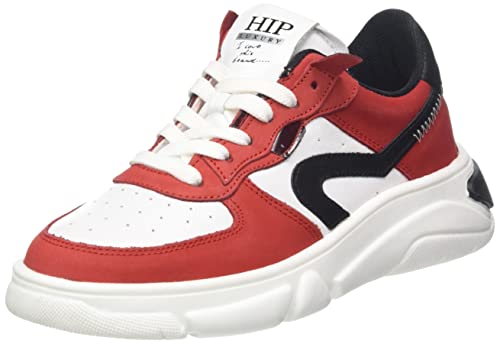 HIP Jungen H1064 Sneaker, Rot, 40 EU