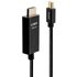 LINDY Anschlusskabel Mini DisplayPort Stecker, HDMI-A Stecker 3.00m Schwarz 40923 DisplayPort-Kabel