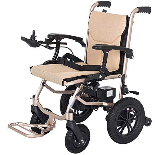 GAXQFEI Elektro-Rollstuhl, faltbar und tragbare, Freeride, Rollstuhl (Can Carry 100 Kg)
