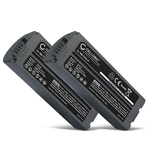CELLONIC 2X Akku kompatibel mit Canon Selphy CP1200 CP1000 CP1300, CP910 CP900,CP800 CP810 CP820, CP510, CP780 CP710 CP720 CP730 CP740 CP750 CP770,CP400 (2000mAh) NB-CP2LH,NB-CP2L Ersatzakku Batterie