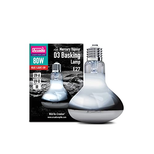 Ardacia SMA80E27 D3 Basking Lamp, 80 W