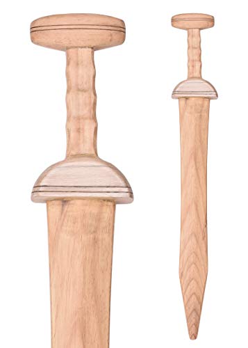 Holz Gladius Kurzschwert 70 cm Spielzeugschwert aus Holz Holzschwert Übungschwert Mittelalter Wikinger Ritter