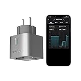 EcoFlow Smart Plug, WLAN, Überwachung des Stromverbrauchs & automatische Energiezuweisung, App/Sprachsteuerung, 5011401002, EFA-SmartPlug-EU