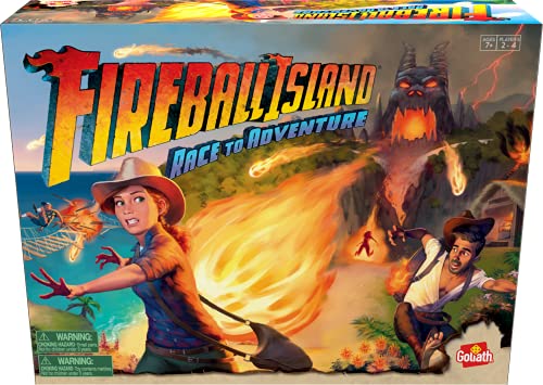 Goliath Toys 919445.002 Fireball Island | Goliath Games | Familienspiele | Für Kinder ab 7 Jahren | Für 2-4 Spieler, gemischt