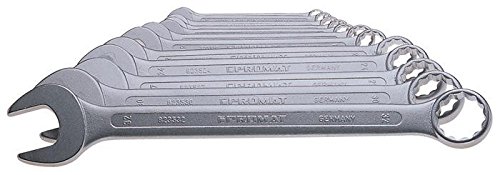 PROMAT Ringmaulschlüsselsatz (12-teilig Schlüsselweite 6-22 mm / Form A CV-Stahl) - S4000823725