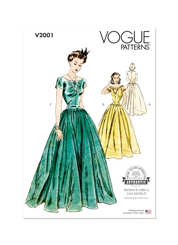 Vogue V2001Y5 Damenkleid Y5 (46-50-52-54)