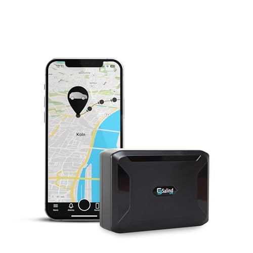 SALIND GPS-Tracker Auto, Motorrad, Fahrzeuge und LKW´s mit Magnet, etwa 40 Tage Akkulaufzeit (bis zu 90 Tage im Standby Modus) - ABO VON 4,99 € / Monat ERFORDERLICH ...