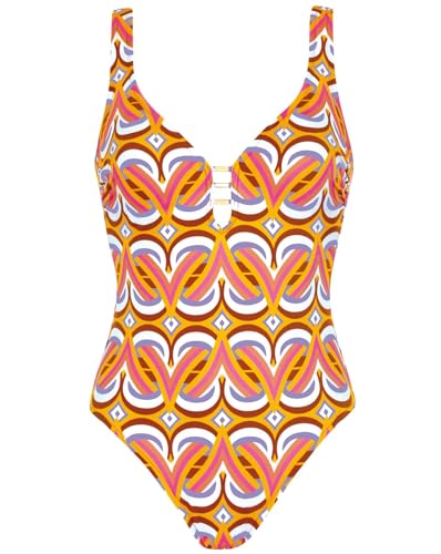 OPERA Badeanzug mit Softcups und Vollfütterung und tiefen Rücken orange 40 C