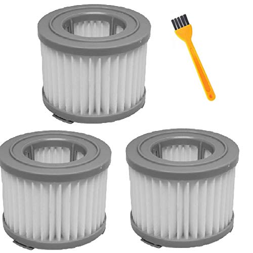 PUHE Staubsauger-Ersatzteile, 4 Stück Filter, Staubsauger-Zubehör, HEPA-Filter passend für Xiaomi Jimmy JV51 Handstaubsauger (Farbe: Weiß / Grau)