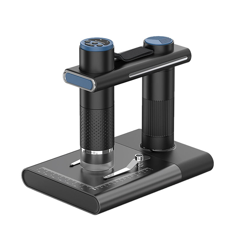 1000X-Mikroskop mit Ständer Freihändiges kabelloses WiFi-Mikroskop Wiederaufladbare Endoskoplupe Optische Digitalkamera