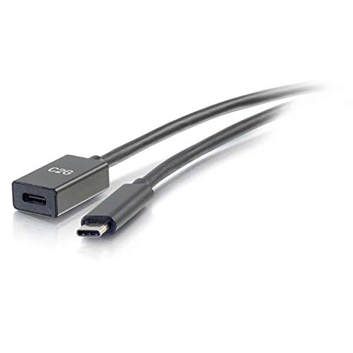C2G 3ft USB-C/Thunderbolt 3 zu USB-C 3. 1 (Gen 1) USB-C oder Thunderbolt 3 Stecker zu Buchse Verlängerungskabel (10Gbps)