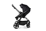 Baby Elegance 5019 Venti 2-in-1-Kinderwagen - schwarz, 15 kg