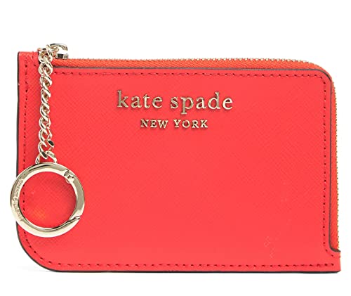 Kate Spade New York Medium L-Zip Kartenhalter Schlüsselanhänger, Gazpacho
