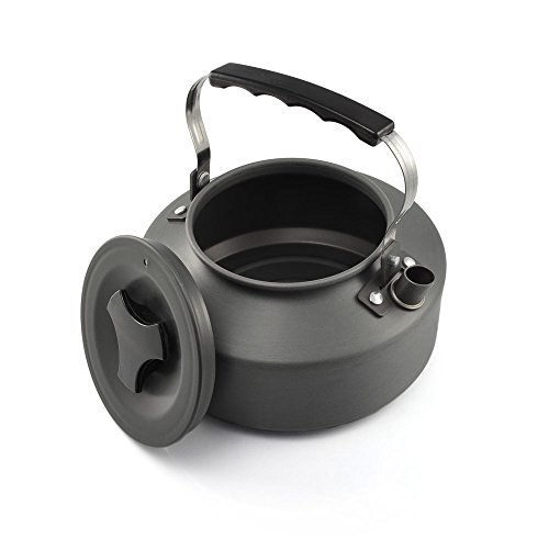 Ganzoo Campingkocher Wasserkocher Teekocher aus extrem leichten eloxiertem Aluminium, Marke
