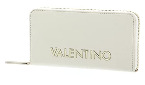 Geldbörse Valentino Bags Olive 20 x 10 x 2,5 cm, ekrü, GRANDE, Modern