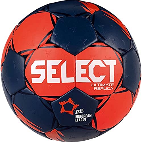Select Jungen Ultimate Replica EL V21 Handball, Rot Blau, 3