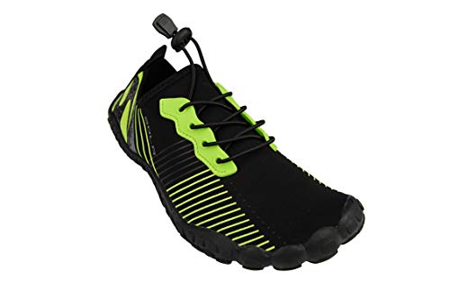 SOLA Active Shoe Schuh, schwarz/Lime, 50