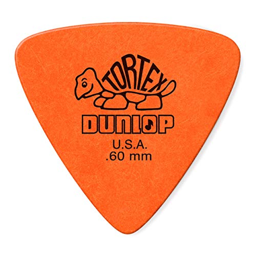 Dunlop 431R.60 Tortex® Triangle, Orange.60mm, 72/Bag
