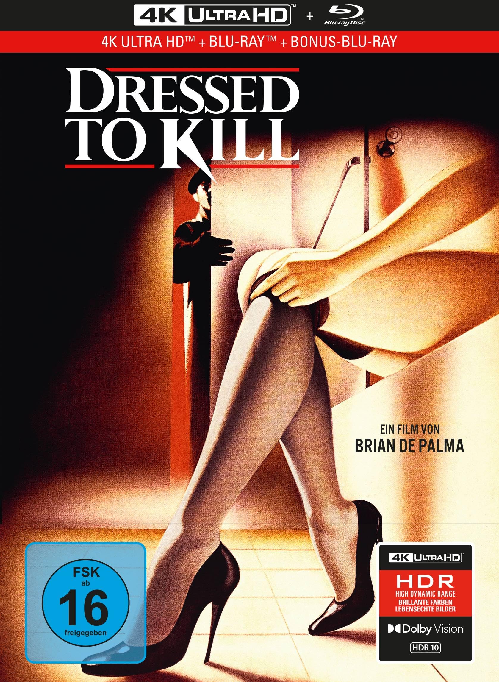 Dressed to Kill - 3-Disc Limited Collector's Edition im Mediabook (4K Ultra HD + Blu-ray + Bonus-Blu-ray)