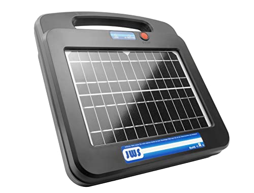 Weidezaungerät Solar 12 Volt Elektrozaungerät 12V Elektrozaun, Ausführung:5 km 0.25 Joule