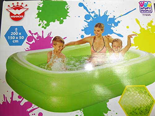 Pool grün/transparent, BxLxH: 150 x 200 x 50 cm