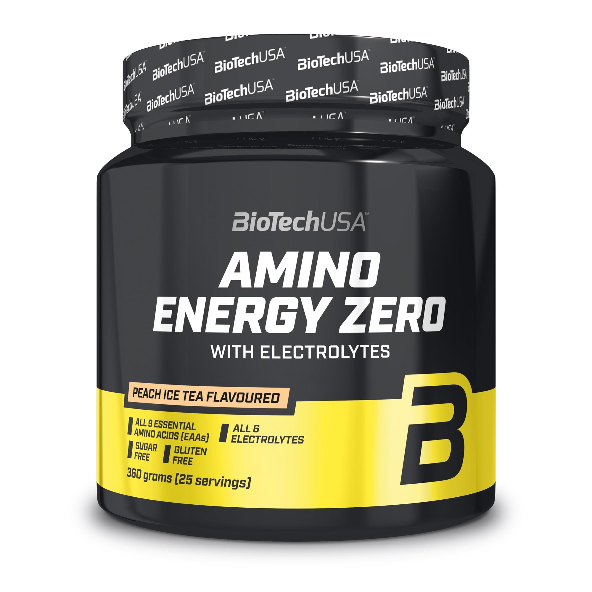 BioTechUSA Amino Energy Zero with electrolytes, 360 g, Pfirsich-Eistee