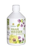 SonnenMoor Haarwasser 500 ml mit Birkensaft und Brennnessel - natürliches Kräuterprodukt gegen juckende Kopfhaut und Haarausfall