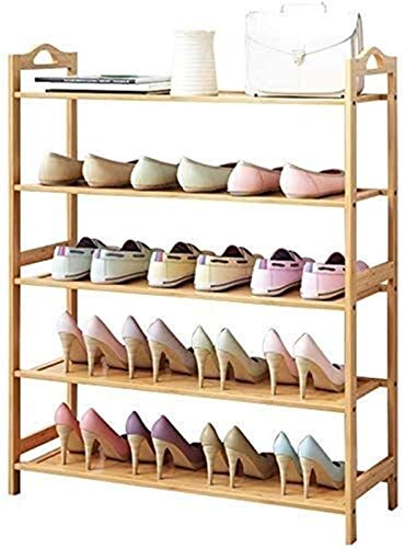 TEmkin Schuhschrank für zu Hause, Schuhregal, Schuhregal, Schuhregal aus Holz, 3- und 6-stufig, Aufbewahrungs-Organizer, vertikales Regal für Flur, Schlafzimmer, Wohnzimmer, bietet Platz