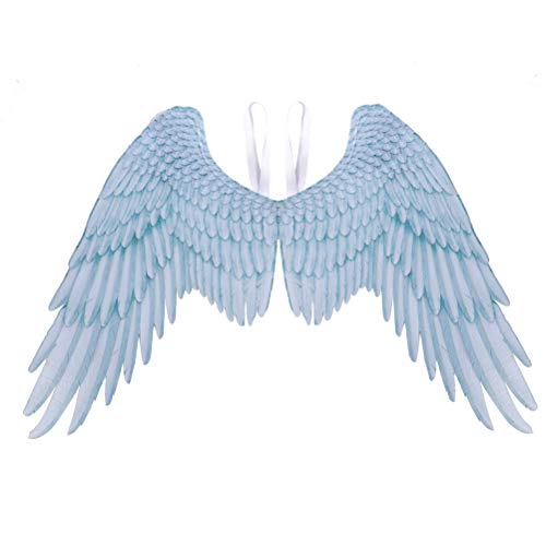MeiLiu Halloween Engelsflügel, Fairy Wings Vlies Angel Wings, Federflügel Cosplay Party Kostüme für Kinder und Erwachsene