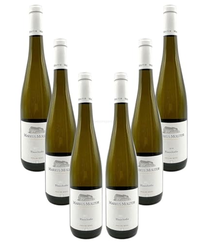Markus Molitor - 6er Set Blauschiefer Riesling Mosel - Deutscher Qualitätswein 0,75L (11,5% Vol) -[Enthält Sulfite]