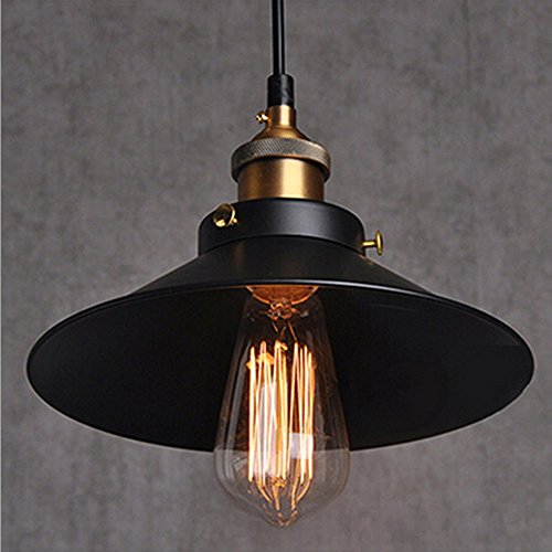 Chrasy Industrie-Deckenlampe / Lampenschirm im Vintage-/Retro-Stil, geeignet für Restaurants, E27-Sockel