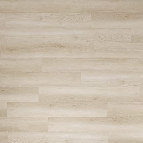 ARTENS - PVC Bodenbelag - Click Vinyl-Dielen ANAPA - Vinylboden - FORTE - Holzeffekt - Beige - L.122 cm x B.18 cm - Dicke 4 mm - 1,76 m²/ 8 Dielen - Belastungsklasse 33