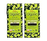 Radico Braun 2er-Pack Colour Me Organic Pflanzenhaarfarbe (bio, vegan, Naturkosmetik) braunx2