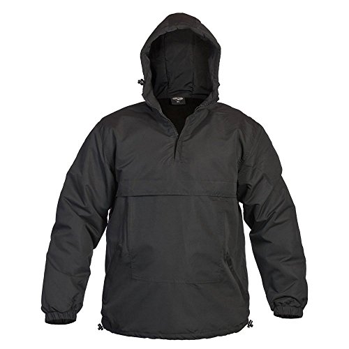 Mil-Tec Combat Sommer Anorak Wetter Jacke, Schwarz, Gr.- XL