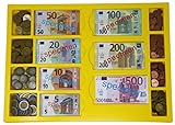 WISSNER® 80641 aktiv lernen - Euro Spielgeld zum Rechnen 290 Teile