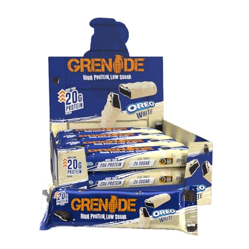 Grenade Hochproteinriegel - Oreo White, 12 x 60 g