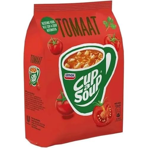 Cup-a-Soup Unox machinezak tomaat 140ml | 4 stuks