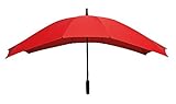 Le Monde du Parapluie Regenschirm für Paare, gerade, Regenschirm für Paare, Rot, ausgezeichnete Windbeständigkeit, Falcon