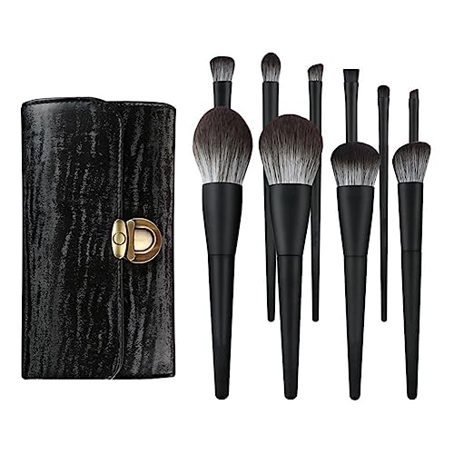 TPPIG Make-up-Pinsel, weiches Haar, Schwarz, 10 Stück