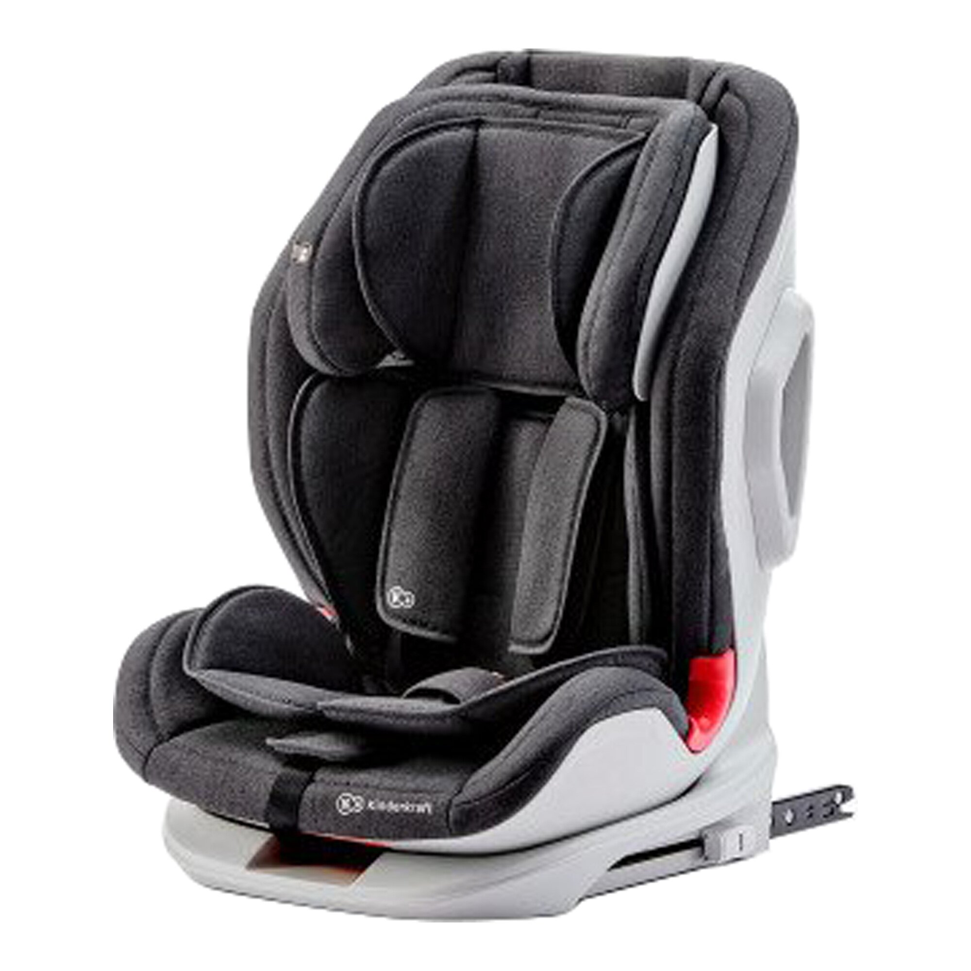 Kinderkraft Kinderautositz Oneto3 Autokindersitz Autositz Kindersitz mit Isofix 9-36kg Gruppe 1 2 3 ECE R44/04 geprüft 5-Punkt-Sicherheitsgurt Schwarz