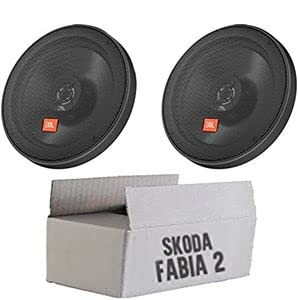 JBL STAGE2 624 | 2-Wege | 16,5cm Koax Lautsprecher - Einbauset für Skoda Fabia 2 5J Front Heck - justSOUND