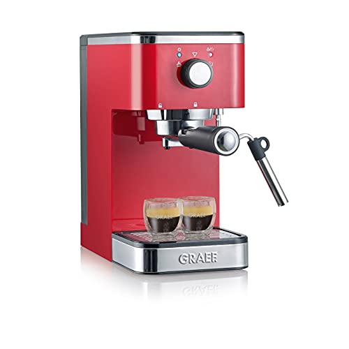 Graef ES403EU Salita Siebträger-Espressomaschine, 1400, rot