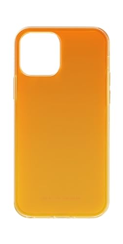 IDEAL OF SWEDEN Durchsichtige Handyhülle mit erhöhten Kanten und Nicht vergilbenden Materialien, fallgetesteter Schutz mit transparentem Finish, kompatibel mit iPhone 12 und 12 Pro (Orange Spritz)