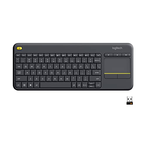 Logitech K400 Plus Keyboard, US/int Wireless Touch, 920-007119 (Wireless Touch)